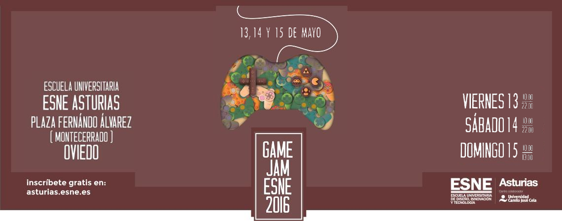 ¡Nueva fecha para la I Game Jam ESNE Asturias!