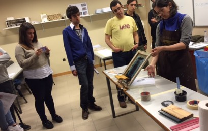 La técnica de la serigrafía y su demostración práctica en ESNE Asturias