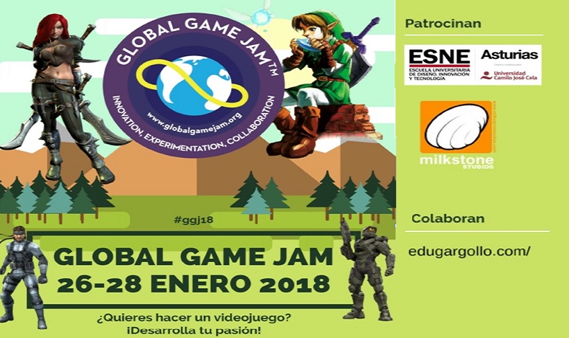 ESNE Asturias, sede de la “Global Game Jam 18”