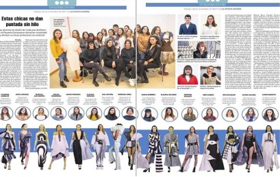 Los alumnos de Diseño de Moda de ESNE Asturias en la Prensa