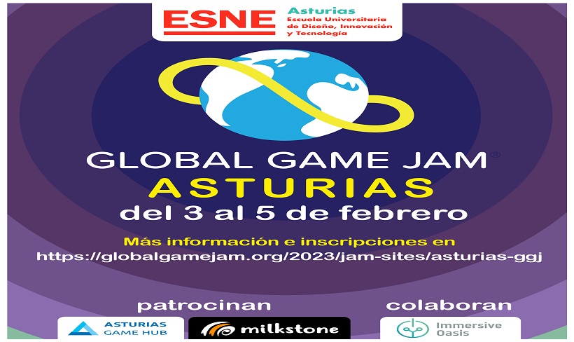 ESNE Asturias sede oficial de la Global Game Jam